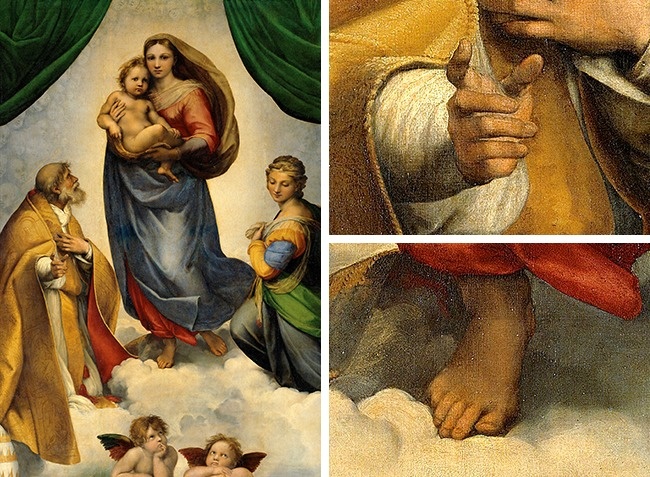 obras maestras de arte con defectos