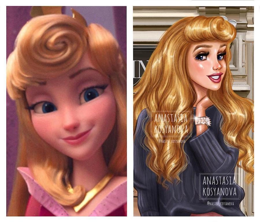 aurora |: Fashion Illustrator hace que los personajes de dibujos animados sean elegantes y modernos