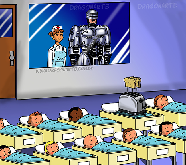 Robocop | ¿Y si los superhéroes de Marvel y DC tuvieran hijos? bayas de cerebro