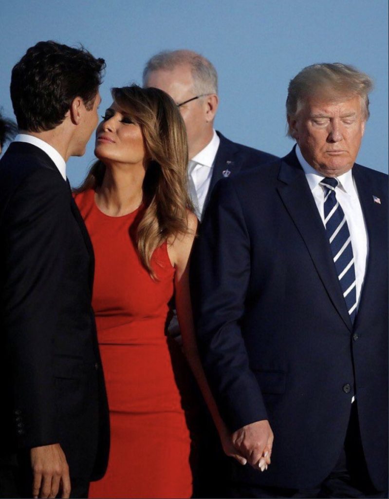 #MelaniaLovesTrudeau #1 |: bayas de cerebro