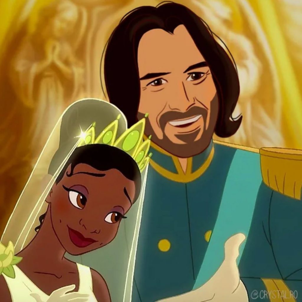 Keanu Reeves como Príncipe Naveen |: CerebroBerry:
