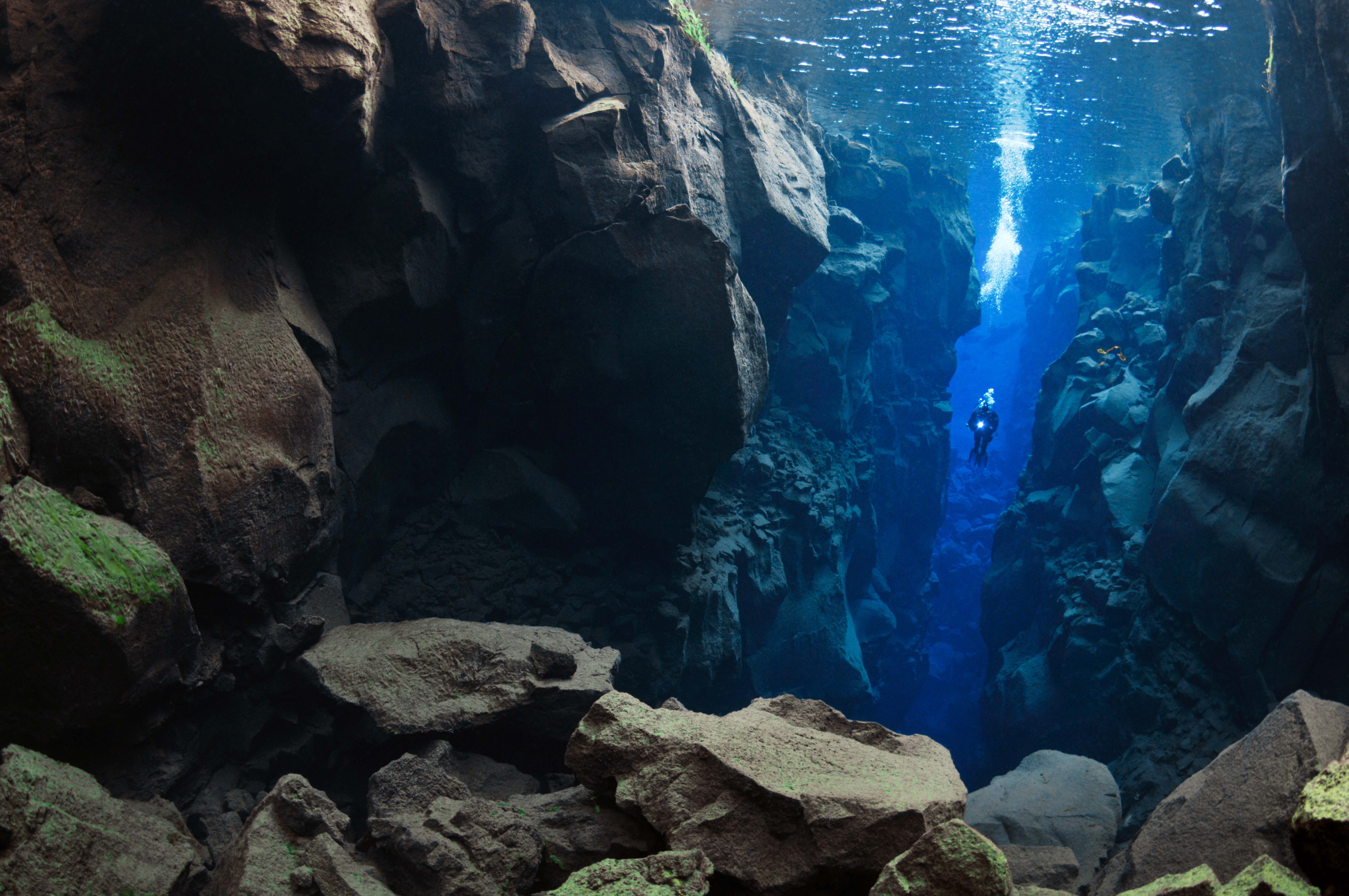 Silfra, Thingvellir Lake, Thingvellir National Park, Island Model Problem by Fotographer