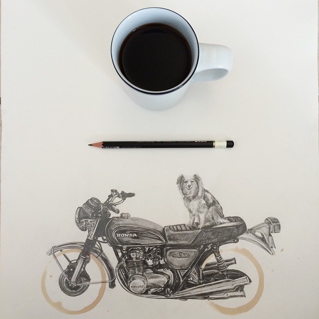Increíbles fotos de manchas de café Carter Asmann 11:
