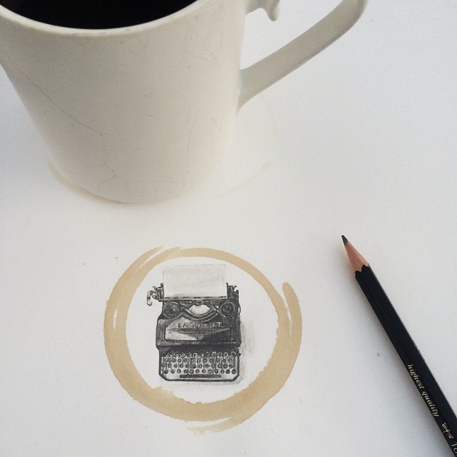 Increíbles fotos de manchas de café Carter Asmann 13: