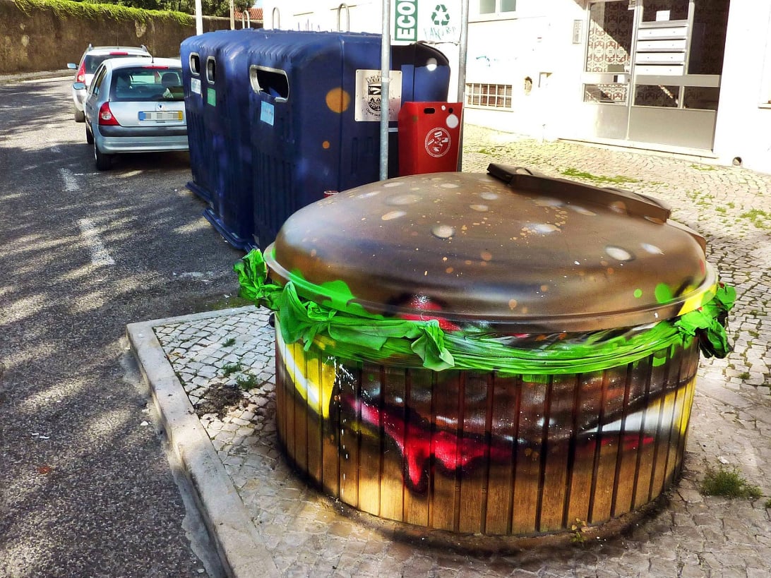 La basura obtiene una segunda vida como una calle 3d de lujo en la calle 5