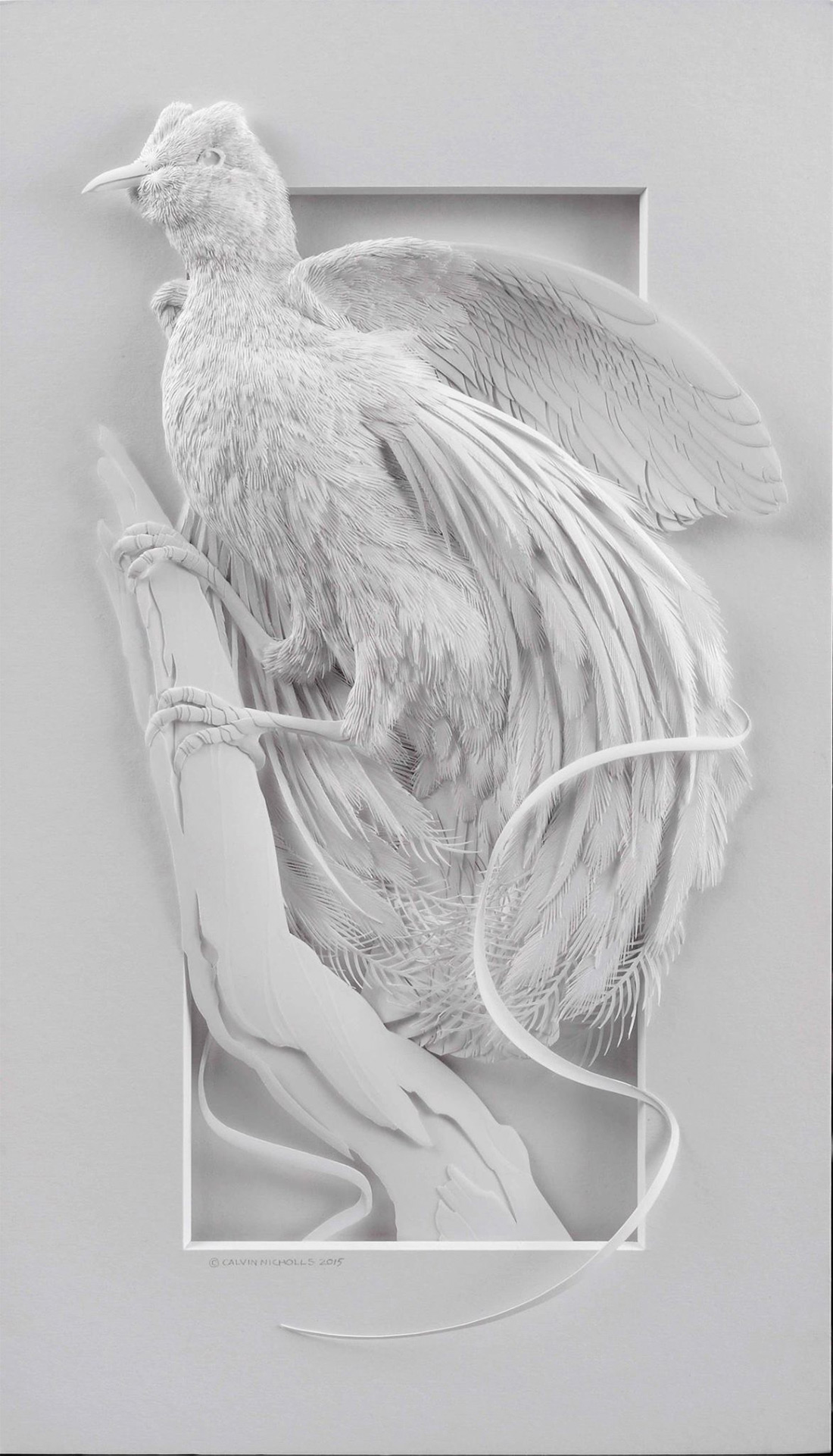 ESCULTURAS DE SUPER PAPEL de animales de Calvin Nicholls 5