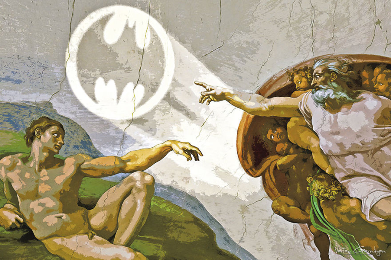 Cuando Batman Pop Art se encuentra con las imágenes clásicas 10