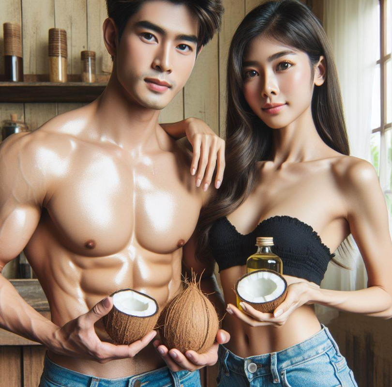 Efectos de aceite de coco en mujeres y hombres